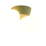 Red Resin Spherical Flush Mount Ceiling Light 2-Light Image - 5