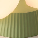 Red Resin Spherical Flush Mount Ceiling Light 2-Light Image - 9
