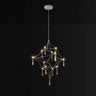 Remote Control Crystal Empire LED Foyer Chandelier Image - 2