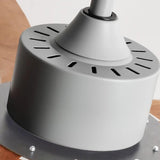 Remote Modern Simple 5 Wood Blades Ceiling Fan Light Image - 11