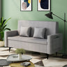 Removable Cotton Linen Tight Back Storage Loveseat Image - 15