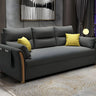 Removable Cushions Cotton Blend Flared Arm Sofa Bed Image - 14
