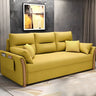 Removable Cushions Cotton Blend Flared Arm Sofa Bed Image - 3