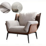 Removable Cushions Cotton Linen Cushion Back Arm Chair Image - 5