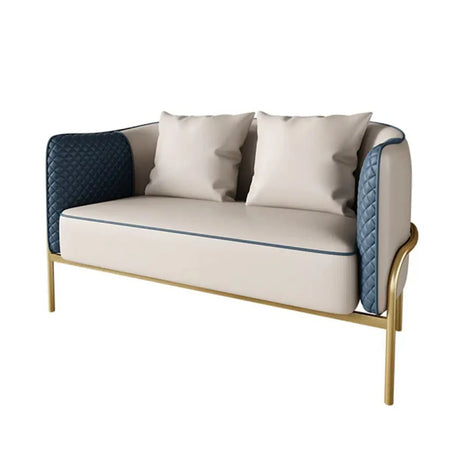 Removable Cushions Scratch Resistant Leather Sofa Image - 2