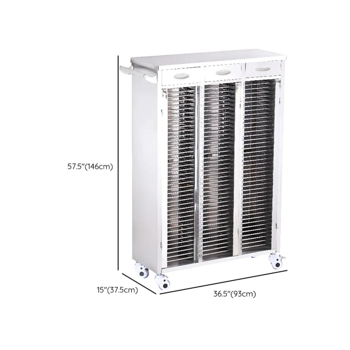 Removable Freestanding Stainless Steel Medical Carts 