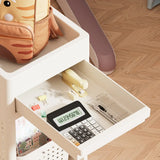 Removable Freestanding White Utility Cart with Handle Image - 10