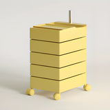 Removable Plastic Vertical Filing Cabinet with Drawers Image - 16