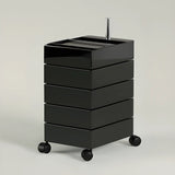 Removable Plastic Vertical Filing Cabinet with Drawers Image - 19