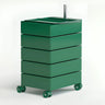 Removable Plastic Vertical Filing Cabinet with Drawers Image - 6