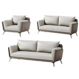 Removable Waterproof Leather Upholstered Back Sofa Image - 11