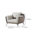 Removable Waterproof Leather Upholstered Back Sofa Image - 15