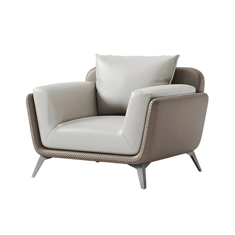 Removable Waterproof Leather Upholstered Back Sofa Image - 2