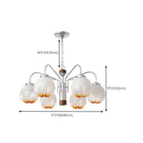 Retro Globe Glass Pendant Light for Living Room Image - 16
