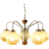 Retro Globe Glass Pendant Light for Living Room Image - 5