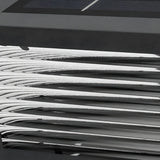 Ribbed Glass Modern Outdoor Cube Waterproof Wall Lamp Image - 18