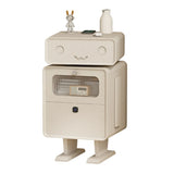 Robot Shape Wood Kids Nigtstand with Drawer and Cabinet Image - 5