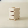 Rolling Kids Nighstand with Drawers and Casters Image - 11