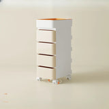 Rolling Kids Nighstand with Drawers and Casters Image - 19