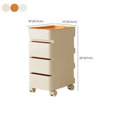 Rolling Kids Nighstand with Drawers and Casters Image - 23