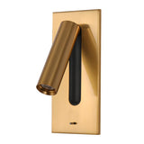 Rotatable Cylinder Bedside Reading Wall Light Sconce Image - 12