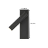 Rotatable Cylinder Iron Bedside Reading Warm Wall Sconce #size
