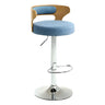 Round Adjustable Fabric Cotton Cushion Swivel Bar Stool Image - 50