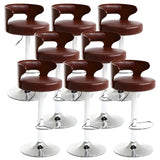 Round Adjustable Fabric Cotton Cushion Swivel Bar Stool Image - 69