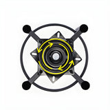 Round Leather Backrest Arm Black Iron Base Bar Stool Image - 15