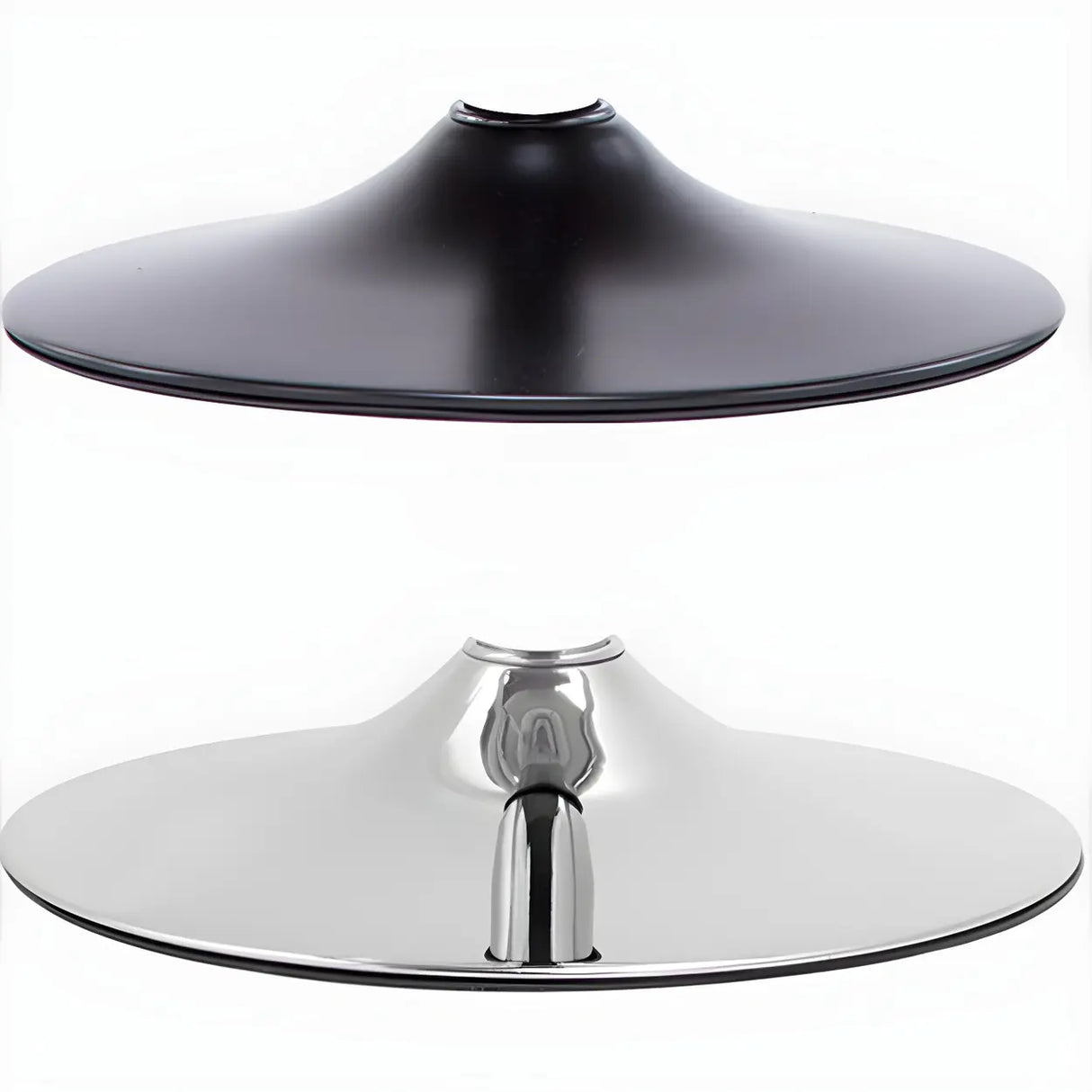 Round Leather Seat Adjustable Pedestal Swivel Bar Stool Image - 8