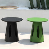 Round Top Aluminum Frame Outdoor Coffee Table Image - 1