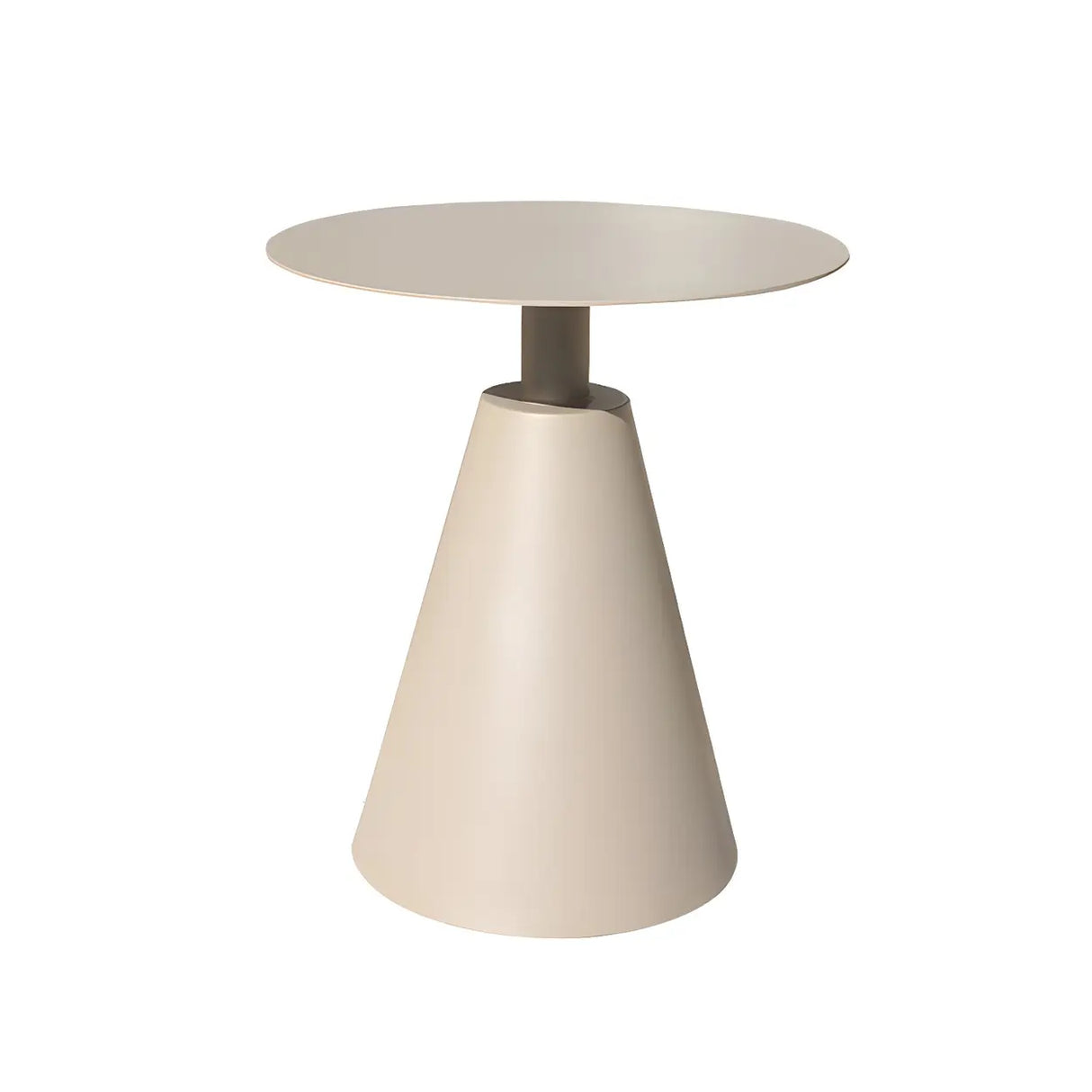 Round Top Aluminum Frame Outdoor Coffee Table Image - 6