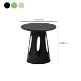 Round Top Aluminum Frame Outdoor Coffee Table #size