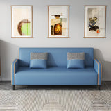 Royal Blue Water Resistant Tech Cloth Tight Back Sofa Image - 1