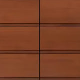 Rubberwood Butcher Block Drawers Extension Writing Desk Image - 14