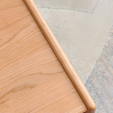 Rusitc Rectangular Natural Wood Coffee Table with Drawers Image - 6