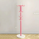 Rustic Black Hooks Metal Space-Saving Freestand Hall Tree Image - 21