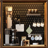 Rustic Brown Ash Wood Glass Doors Display Bookcase Image - 11