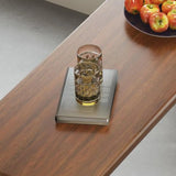 Rustic Brown Rectangular Wood Bar Table for Dining Image - 7