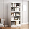 Rustic Brown Walnut Finish Wood Barrister Bookcase Image - 5