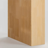 Rustic Natural Finish Adjustable Shelves Wood Bookcase Image - 15