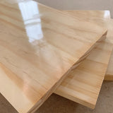 Rustic Natural Finish Triangle Vertical Corner Bookcase Image - 4
