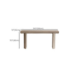 Rustic Rectangular Pine Wood Sled base Console Table Image - 10