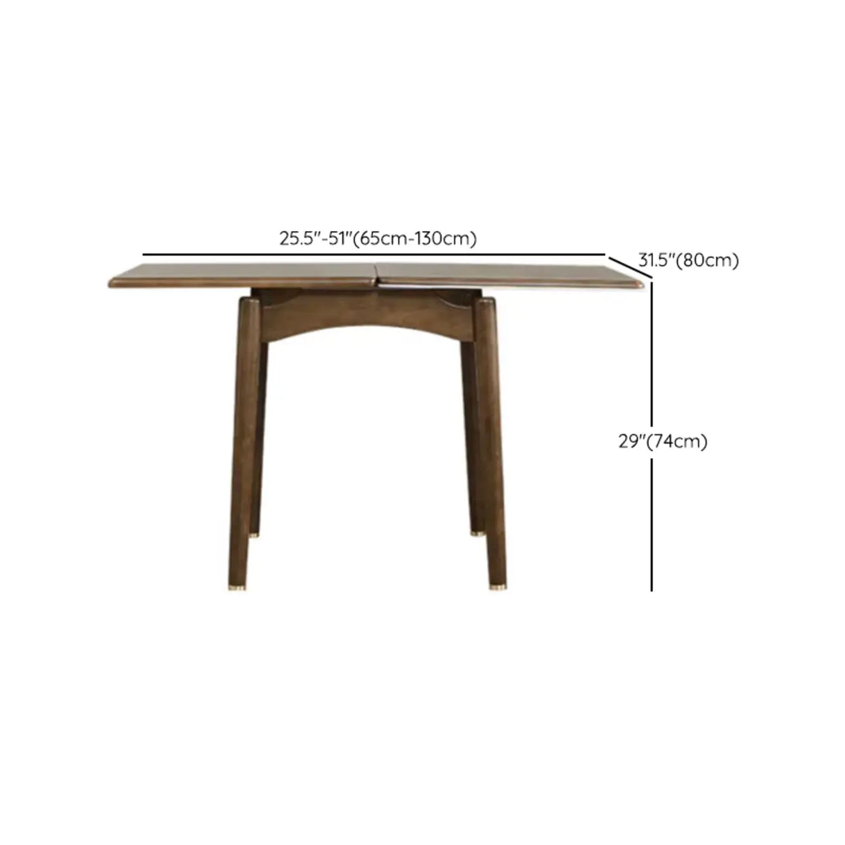 Rustic Rectangular White Stone Dining Table Wood Drop Leaf 