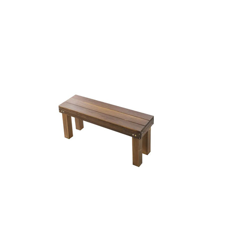 Rustic Rectangular Wooden Waterproof Brown Plant Stand Image - 2