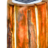 Rustic Simple Wood Solar Path Outdoor Decor Table Lamp Image - 7