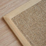 Rustic Sisal Woven Striped Multi-Color Indoor Rug Image - 2