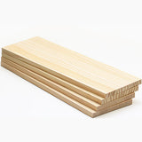 Rustic Vertical Pine Wood 5 Shelves Display Bookcase Image - 7