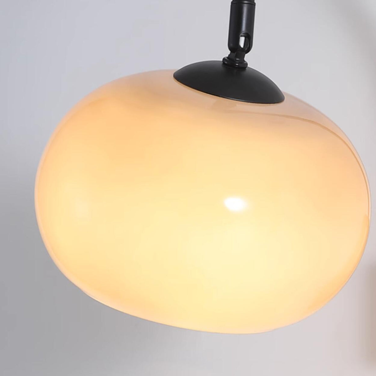 Rustic Wooden Milk Glass Drum Wall Sconce Light Image - 10