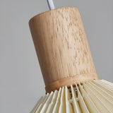 Scandinavian 3-Light Pleated Fabric Cone Island Light Image - 6